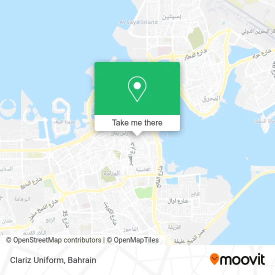 Clariz Uniform map