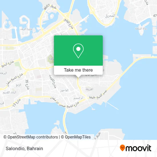 Salondio map