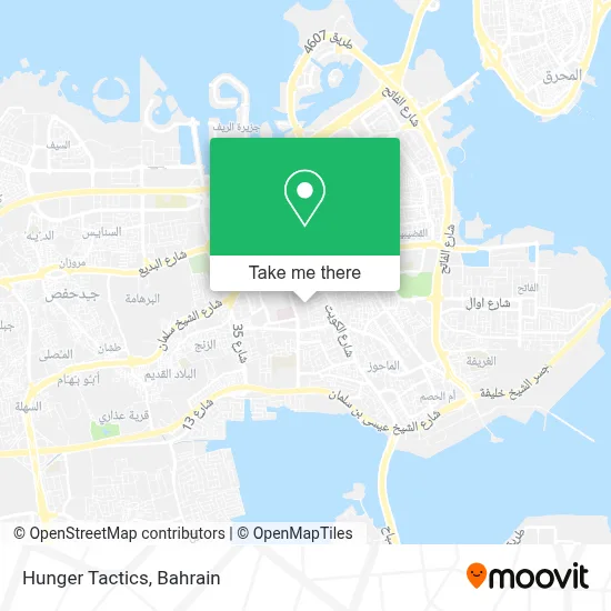 Hunger Tactics map