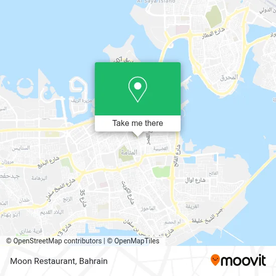 Moon Restaurant map