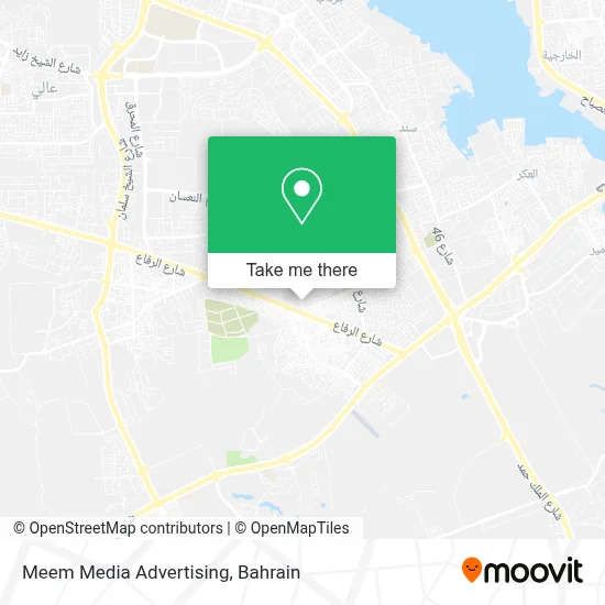 Meem Media Advertising map