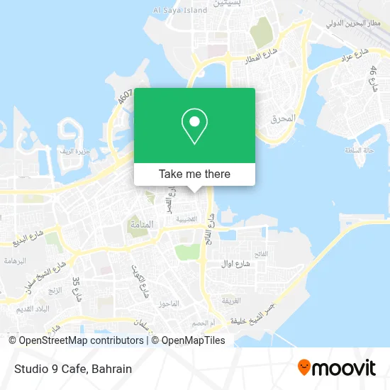Studio 9 Cafe map