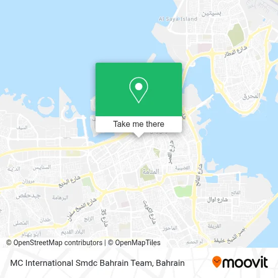 MC International Smdc Bahrain Team map
