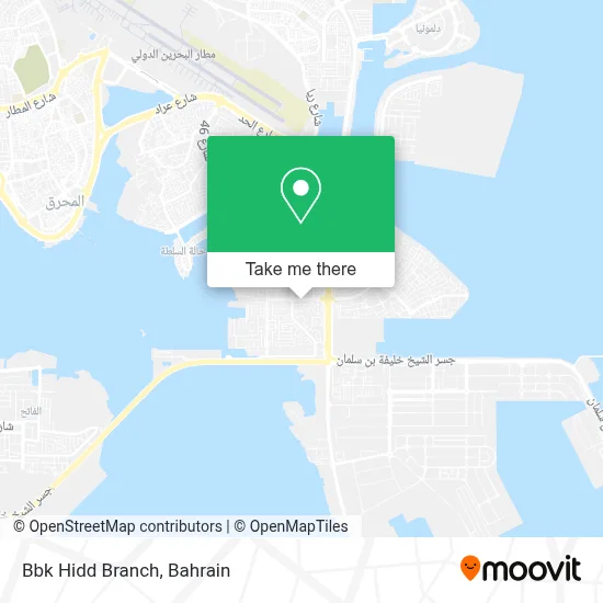 Bbk Hidd Branch map