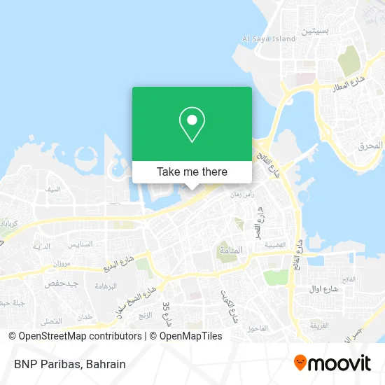 BNP Paribas map