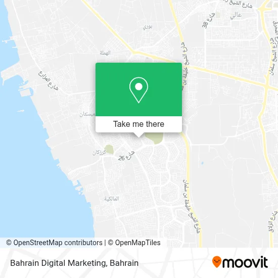 Bahrain Digital Marketing map