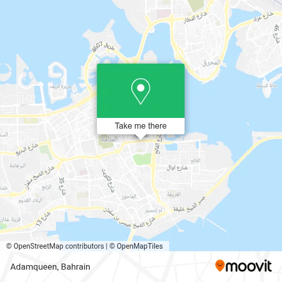 Adamqueen map