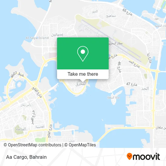 Aa Cargo map