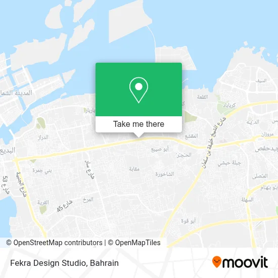 Fekra Design Studio map