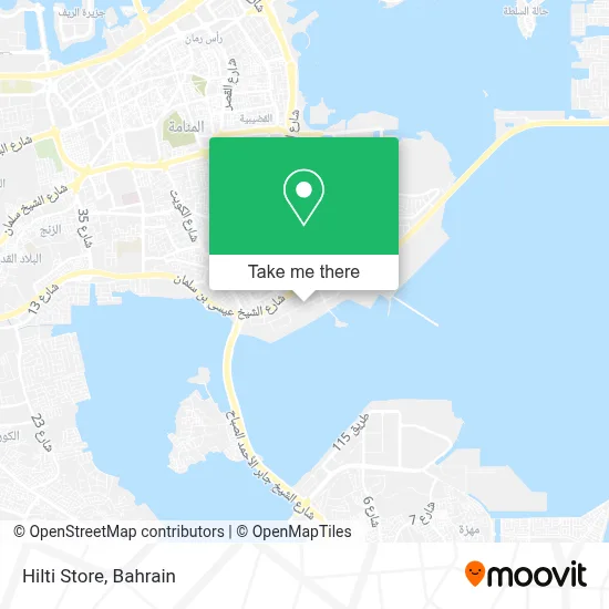 Hilti Store map