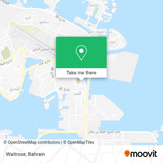 Waitrose map