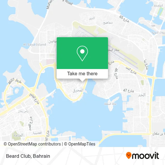 Beard Club map