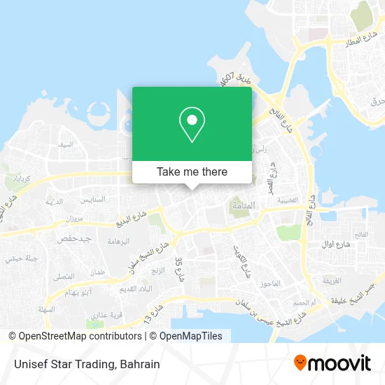 Unisef Star Trading map