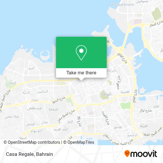 Casa Regale map
