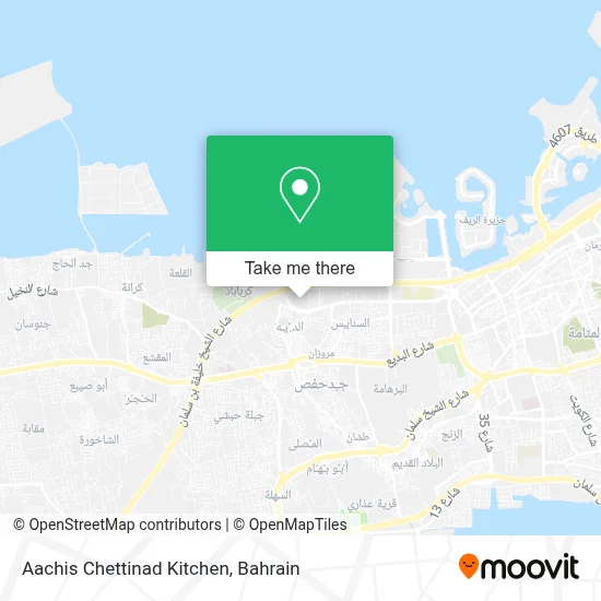 Aachis Chettinad Kitchen map