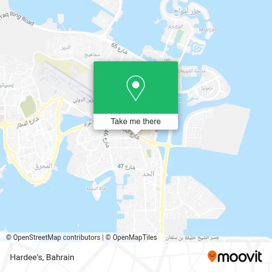 Hardee's map