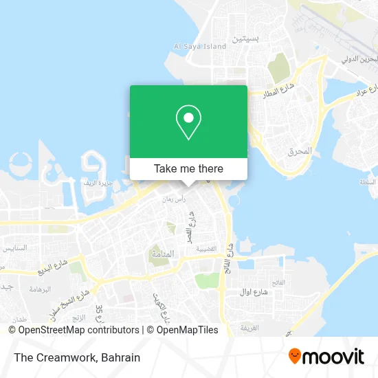 The Creamwork map