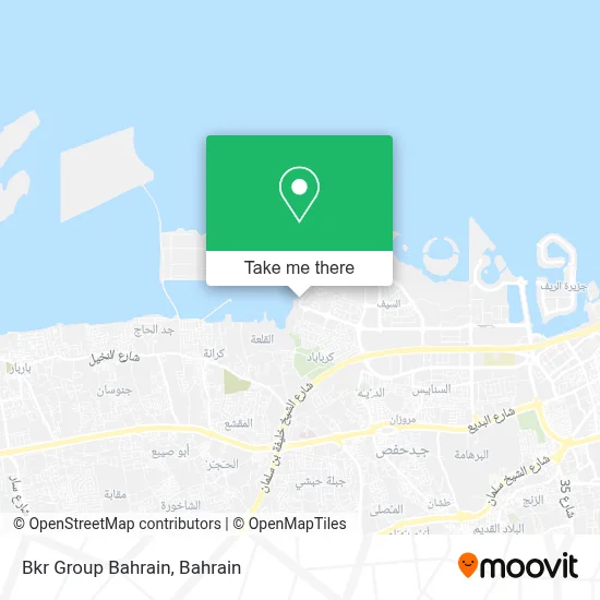 Bkr Group Bahrain map