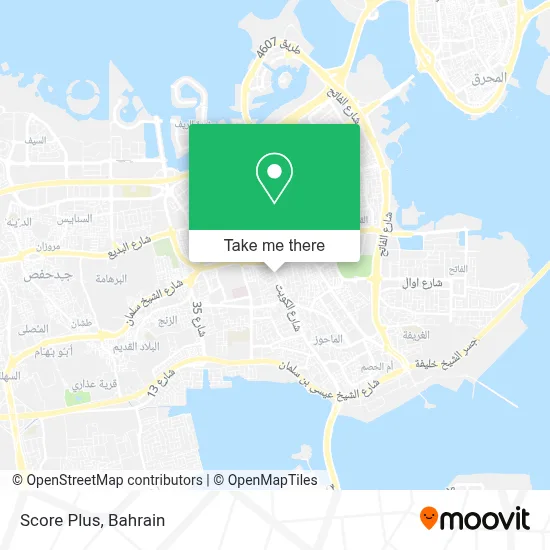 Score Plus map