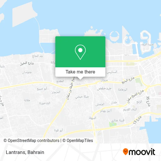 Lantrans map