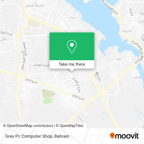 Grey Pc Computer Shop map