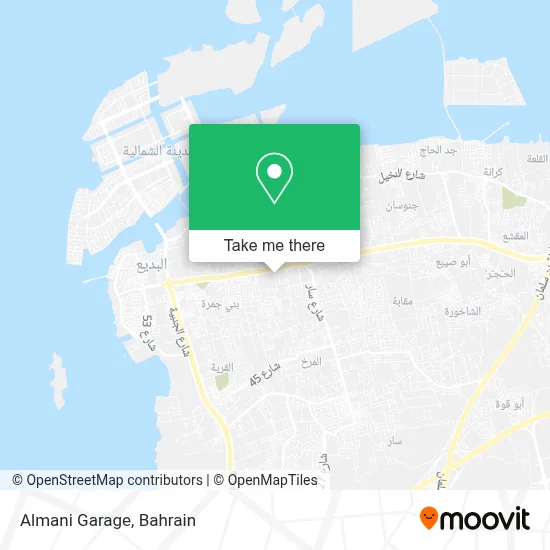 Almani Garage map