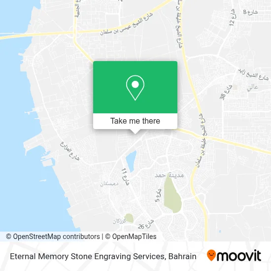 Eternal Memory Stone Engraving Services map