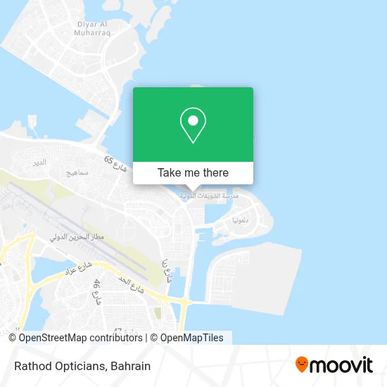 Rathod Opticians map