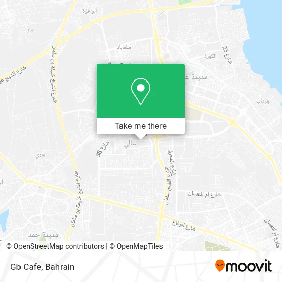Gb Cafe map