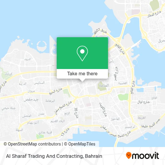 Al Sharaf Trading And Contracting map