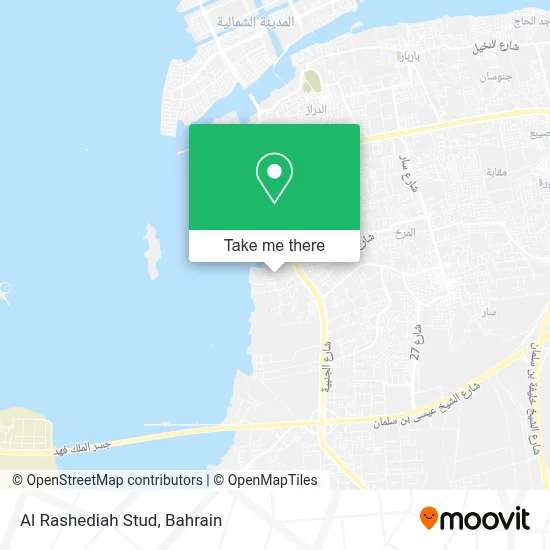 Al Rashediah Stud map
