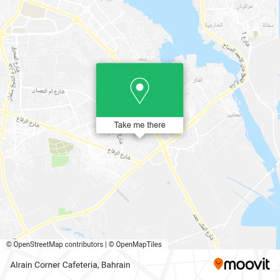 Alrain Corner Cafeteria map