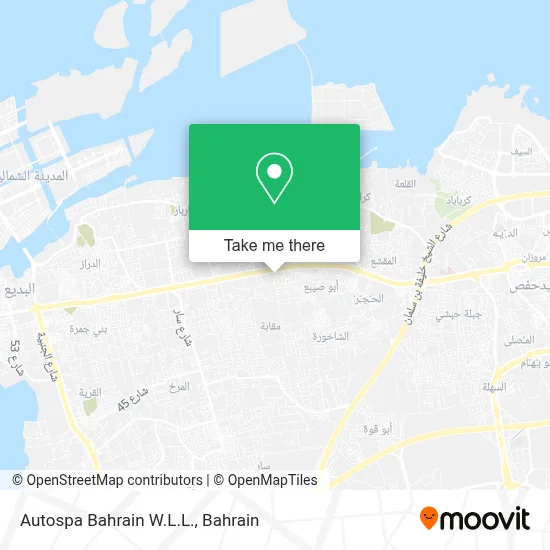 Autospa Bahrain W.L.L. map