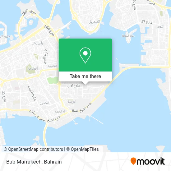 Bab Marrakech map