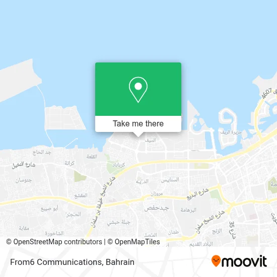 From6 Communications map