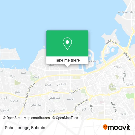 Soho Lounge map