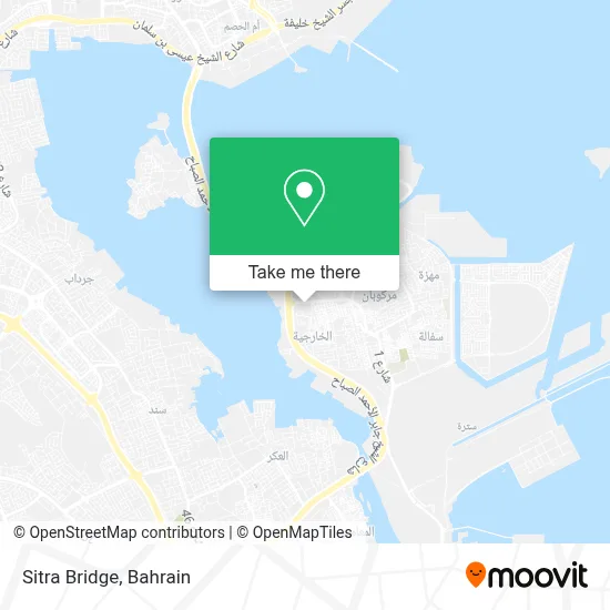 Sitra Bridge map