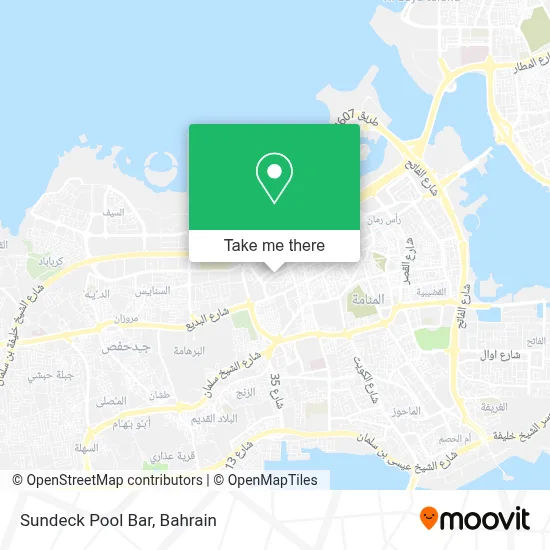 Sundeck Pool Bar map