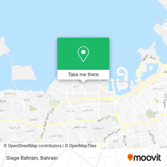 Stage Bahrain map