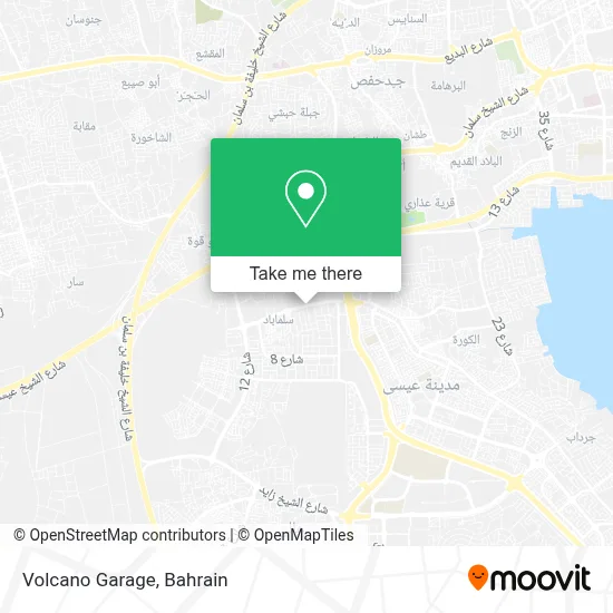 Volcano Garage map