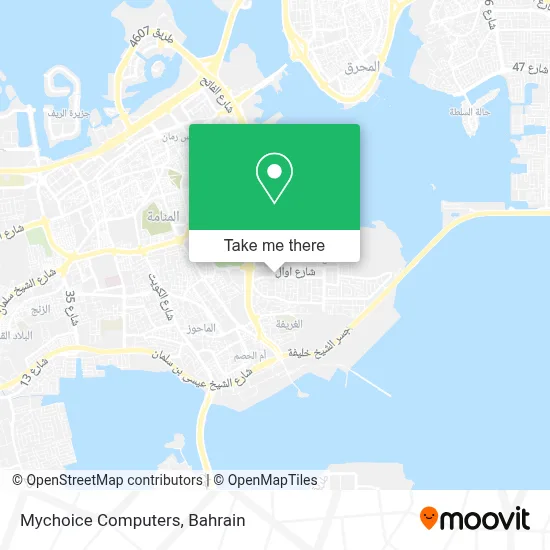 Mychoice Computers map