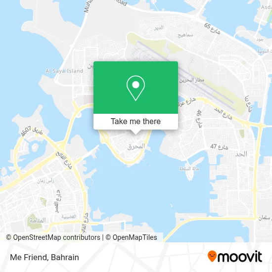 Me Friend map