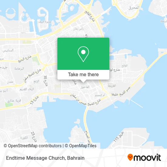 Endtime Message Church map