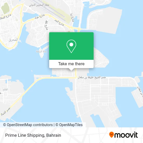 Prime Line Shipping map