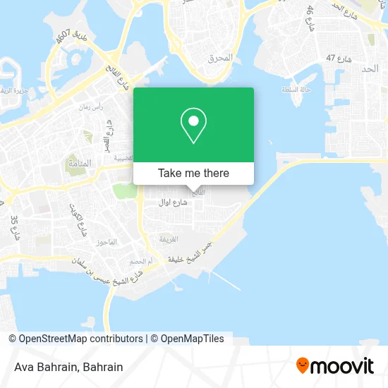 Ava Bahrain map