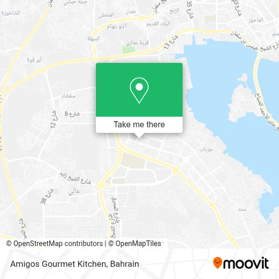 Amigos Gourmet Kitchen map