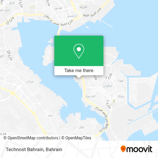 Technost Bahrain map