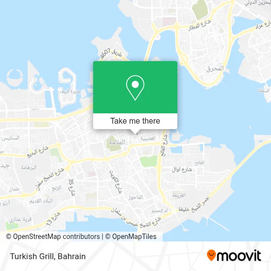 Turkish Grill map