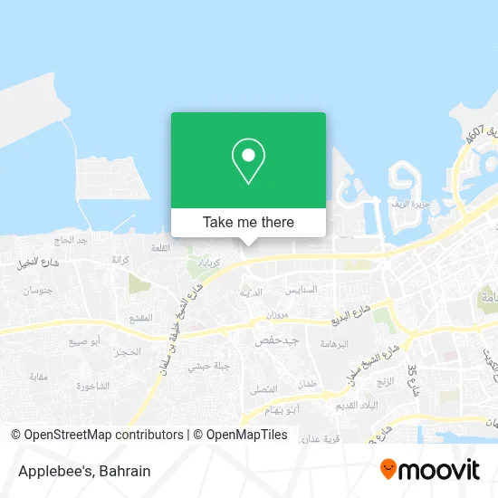 Applebee's map