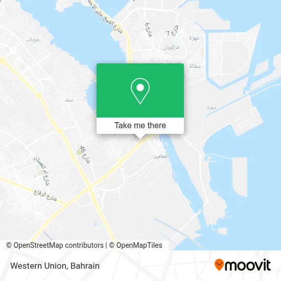 Western Union map